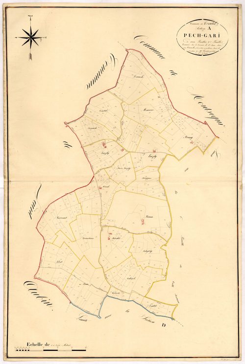Plan napoléonien, atlas-A2 Pech-Gari, Trentels