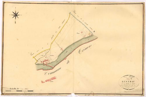 Plan napoléonien, atlas-C2 Lustrac, Trentels
