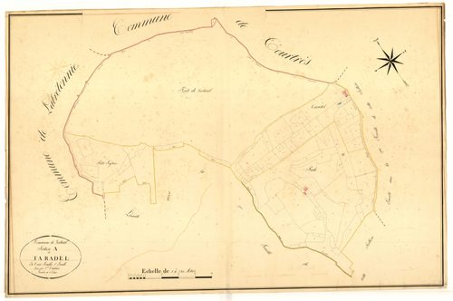 Plan napoléonien, atlas-A1 Taradel, Verteuil-d’Agenais