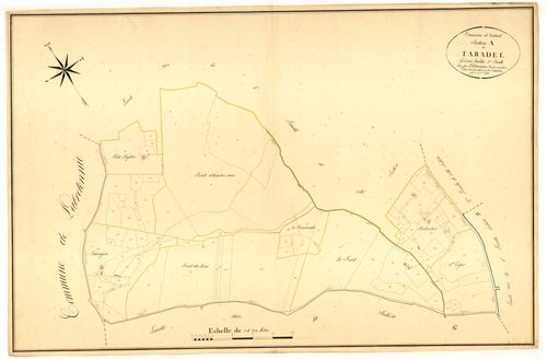 Plan napoléonien, atlas-A3 Taradel, Verteuil-d’Agenais