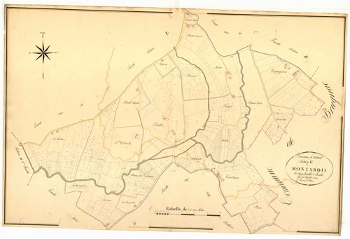 Plan napoléonien, atlas-C1 Montardit, Verteuil-d’Agenais