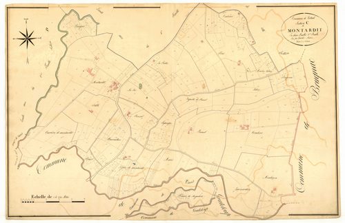 Plan napoléonien, atlas-C2 Montardit, Verteuil-d’Agenais