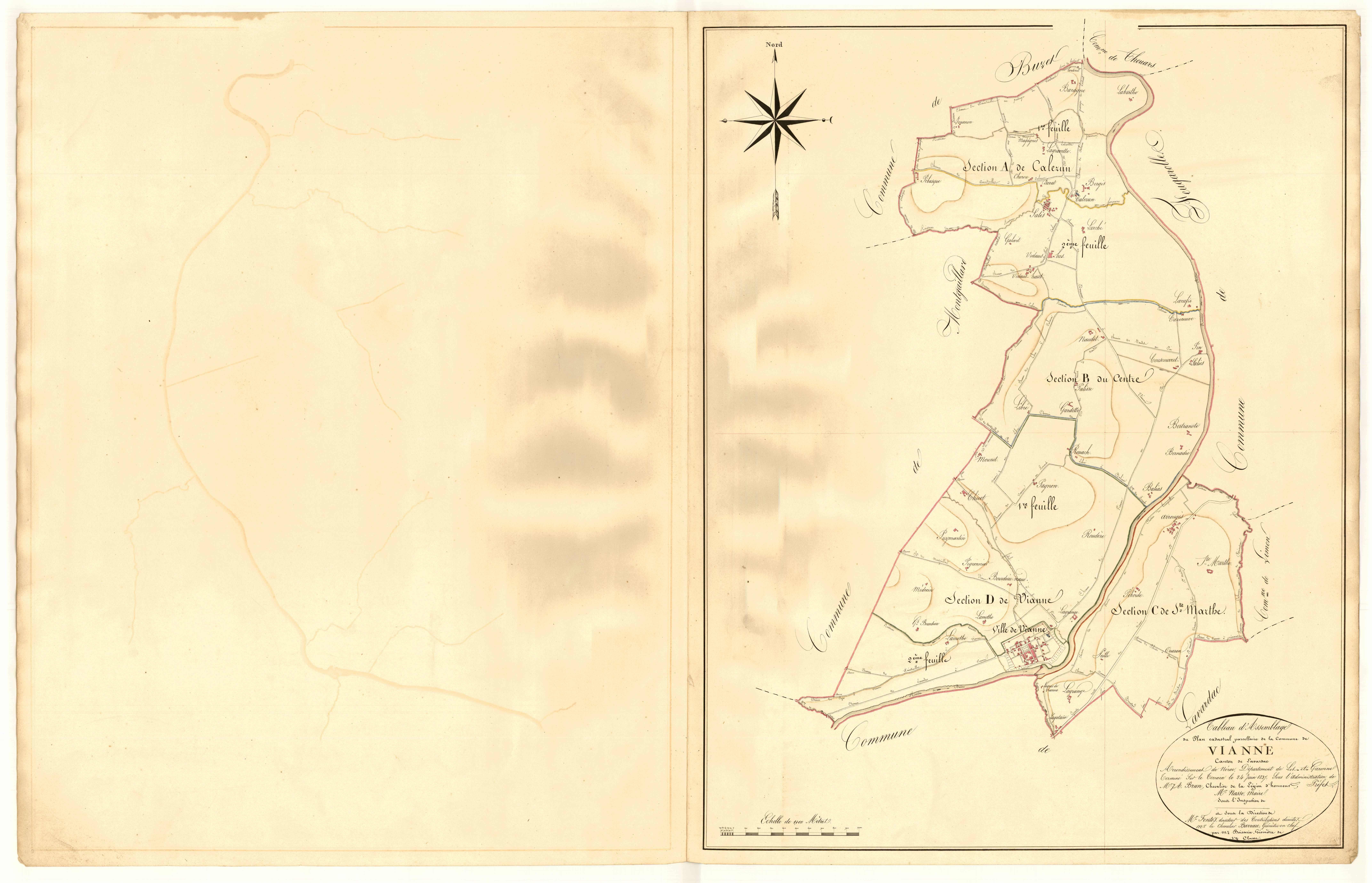 Plan napoléonien, atlas-TA, Vianne