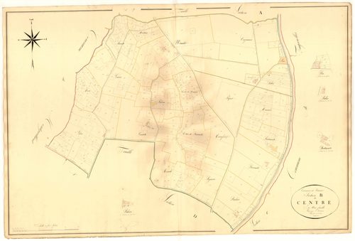 Plan napoléonien, atlas-B Centre, Vianne