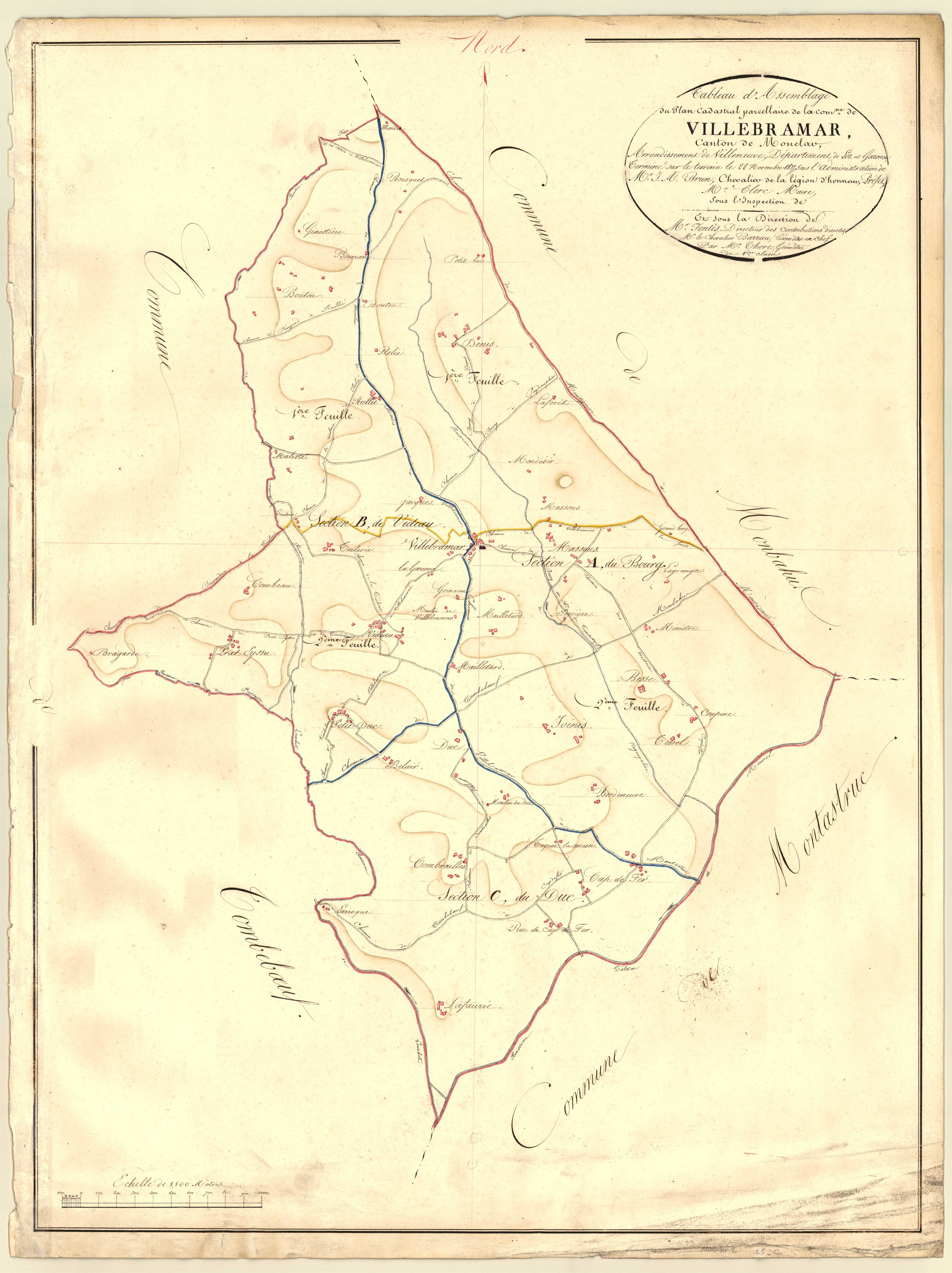 Plan napoléonien, atlas-TA, Villebramar
