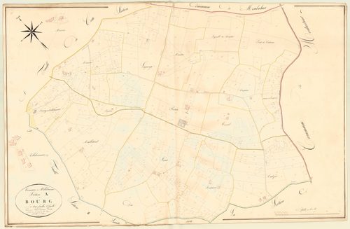 Plan napoléonien, atlas-A2 Bourg, Villebramar
