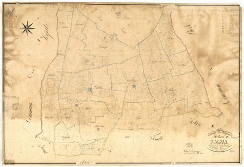 Plan napoléonien, feuille préparatoire-A2 Tauzia, Villefranche-du-Queyran