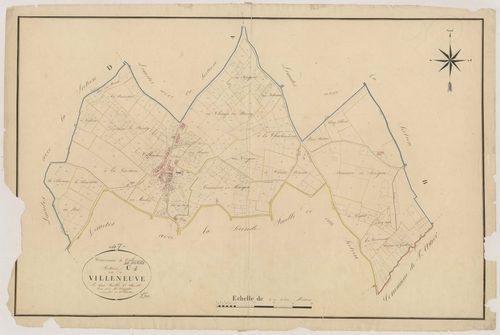 Plan napoléonien, atlas-C1 Villeneuve, Villeneuve-de-Duras