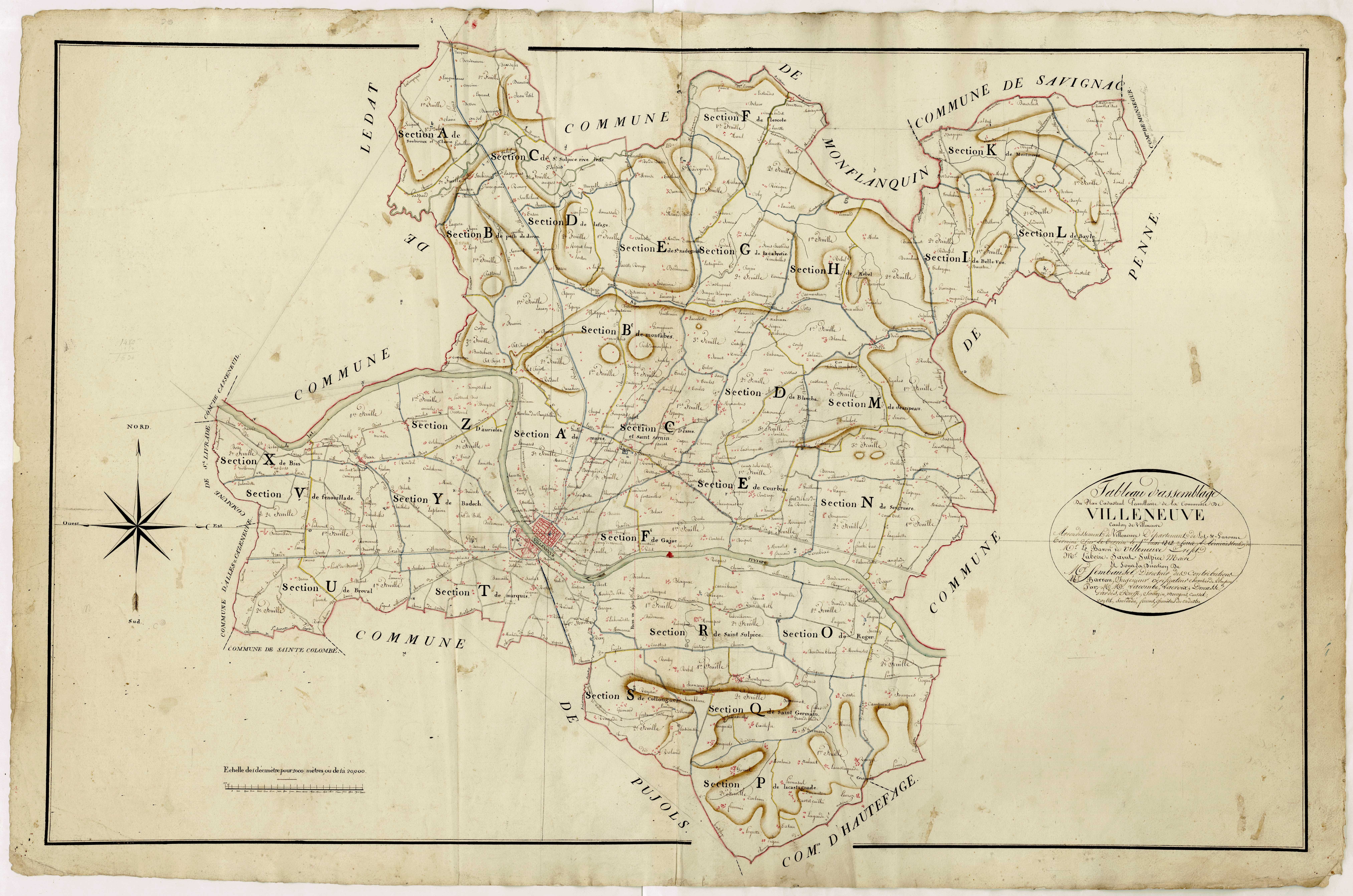 Plan primitif, atlas-TA, Villeneuve-sur-Lot