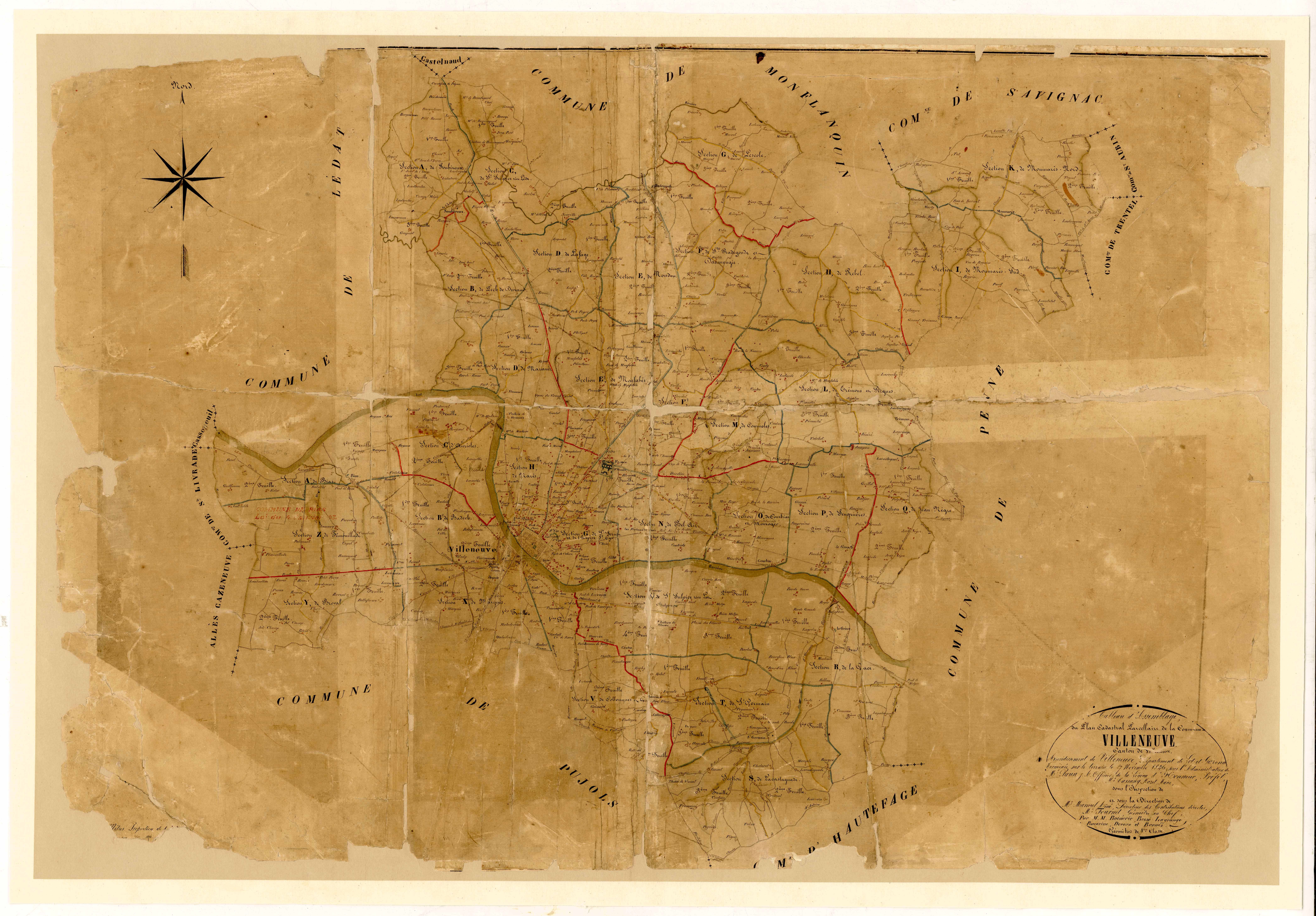 Plan napoléonien-TA, Villeneuve-sur-Lot