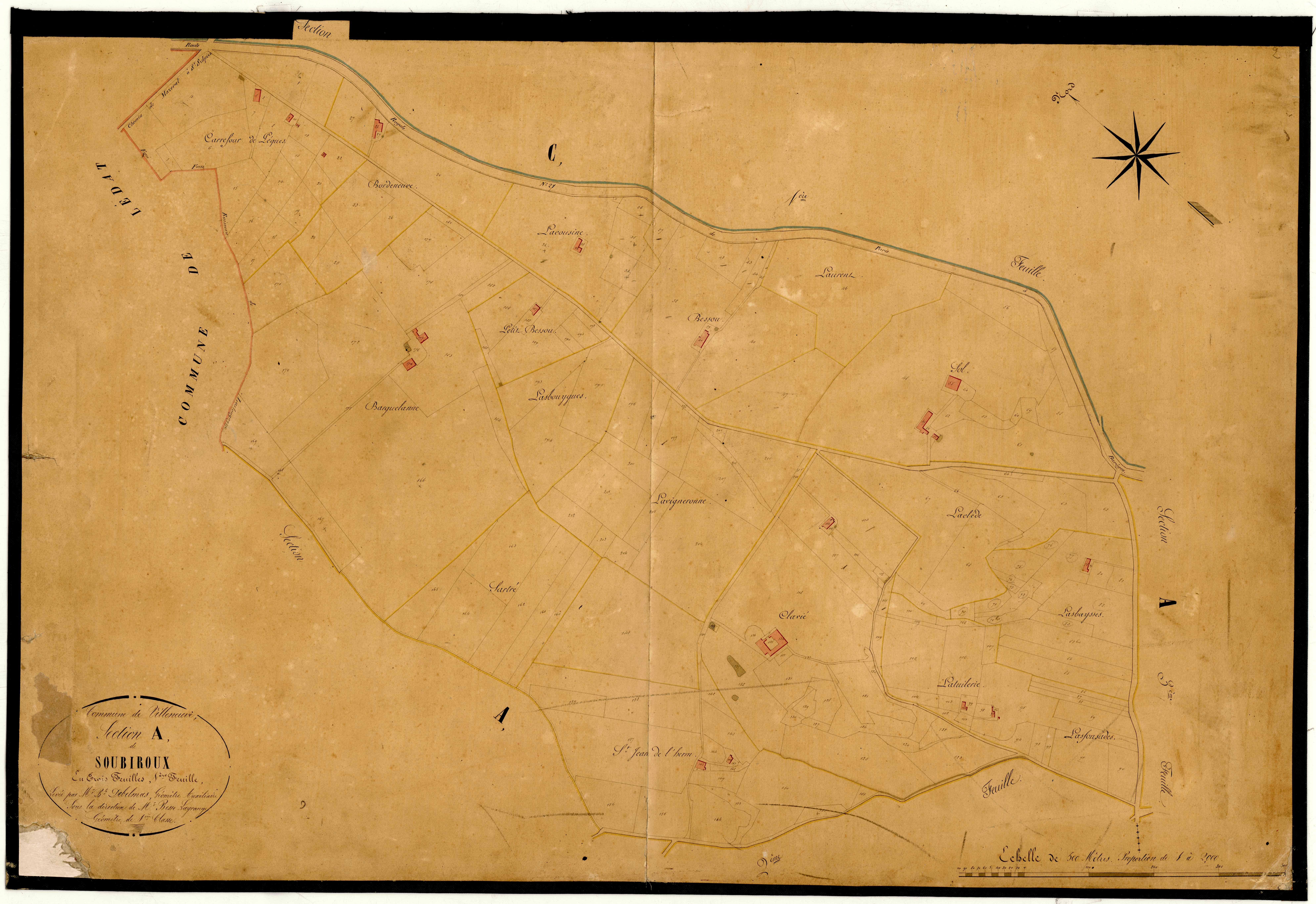 Plan napoléonien-A Soubiroux, Villeneuve-sur-Lot
