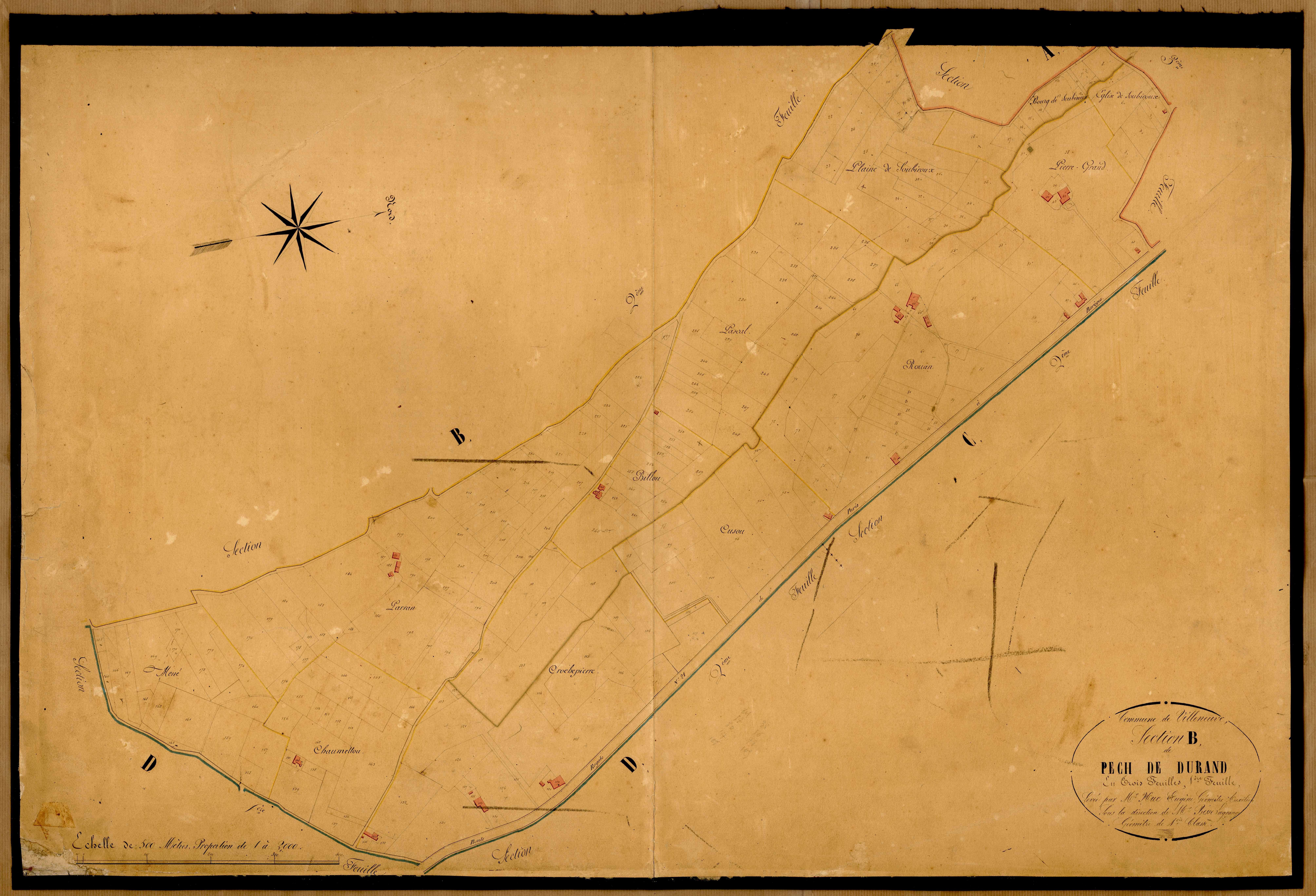 Plan napoléonien-B Pech Duran, Villeneuve-sur-Lot