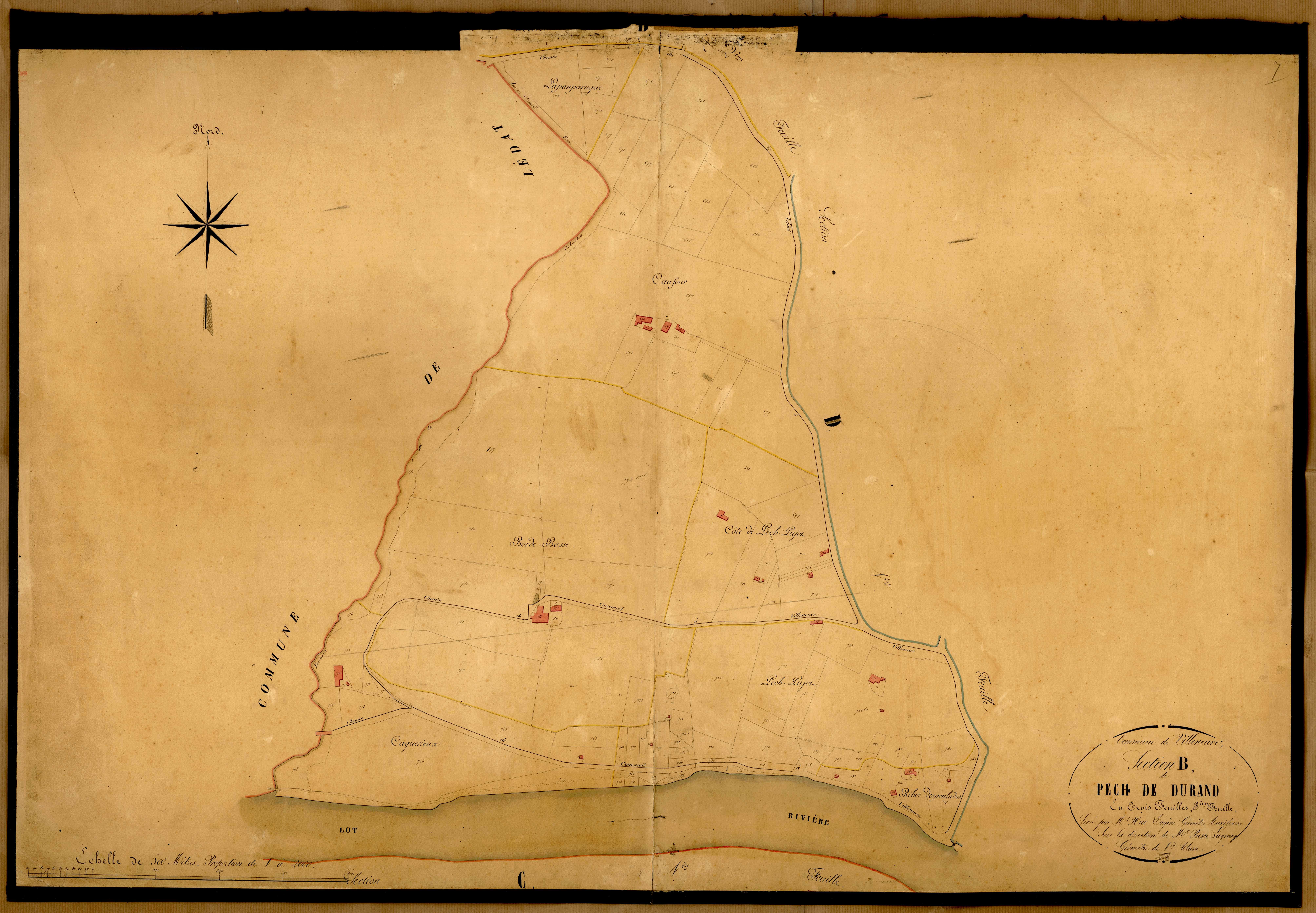 Plan napoléonien-B Pech Duran, Villeneuve-sur-Lot