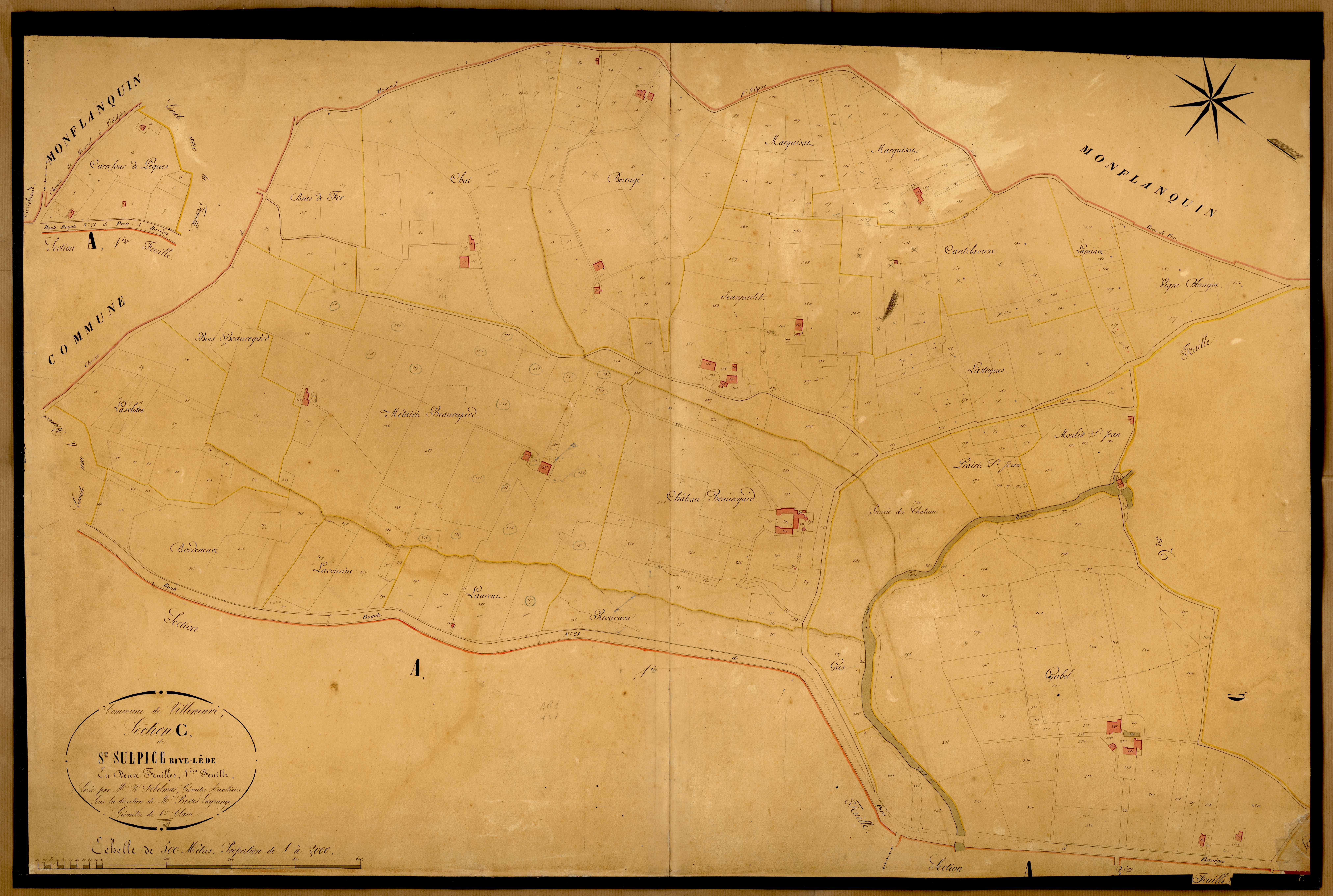 Plan napoléonien-C Saint-Sulpice, Villeneuve-sur-Lot