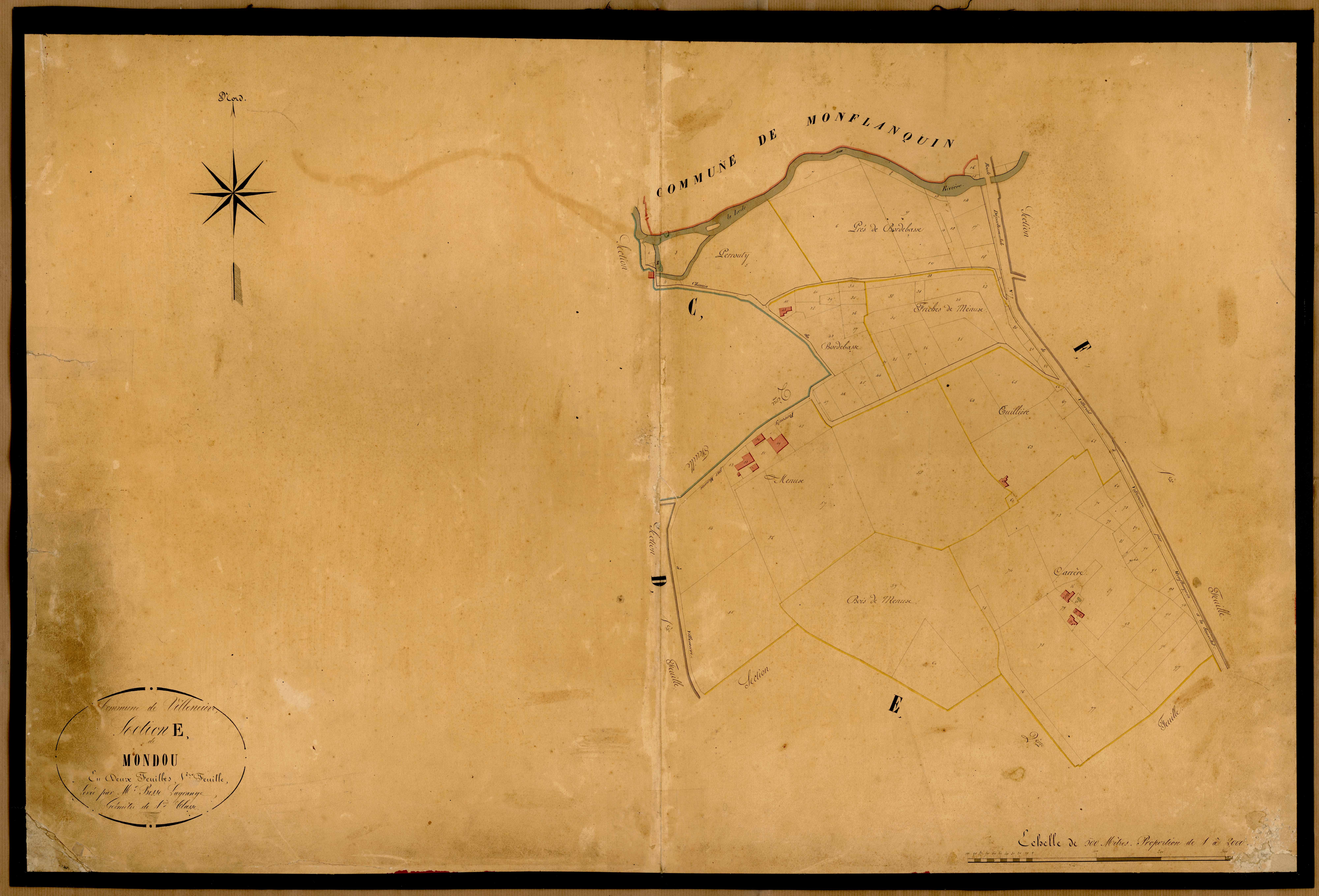 Plan napoléonien-E Mondou, Villeneuve-sur-Lot