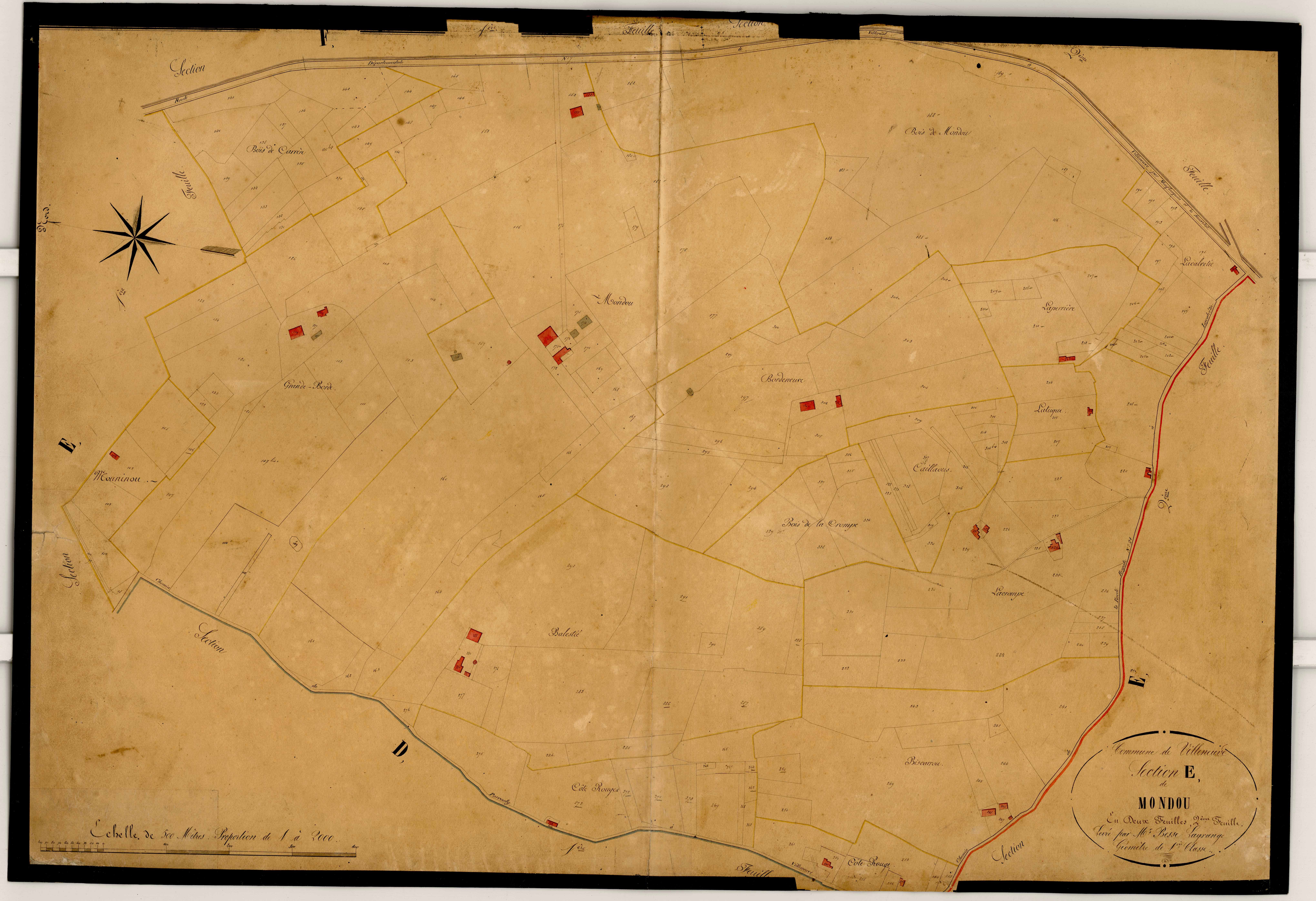 Plan napoléonien-E Mondou, Villeneuve-sur-Lot