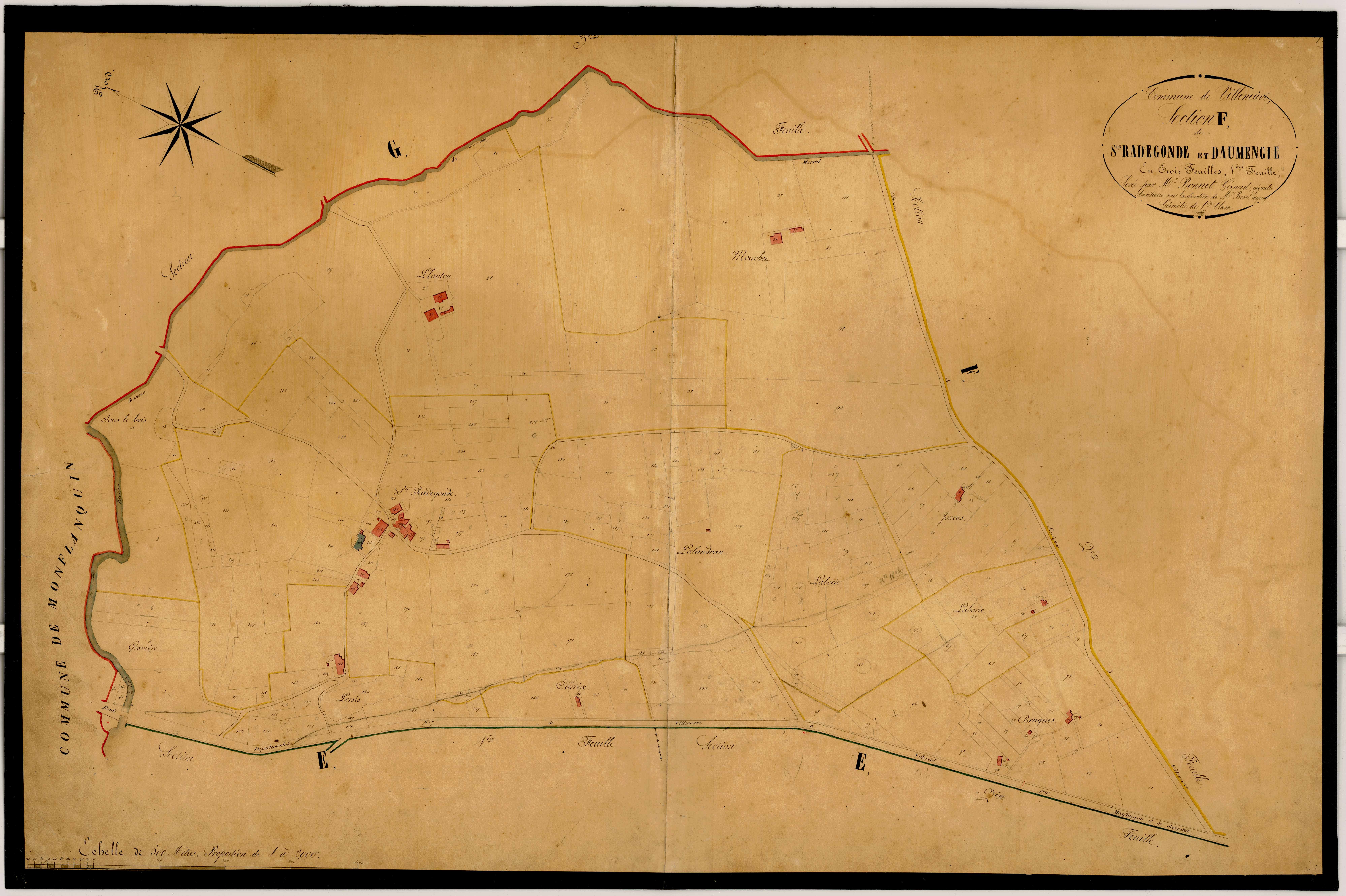 Plan napoléonien-F Sainte-Radegonde, Villeneuve-sur-Lot