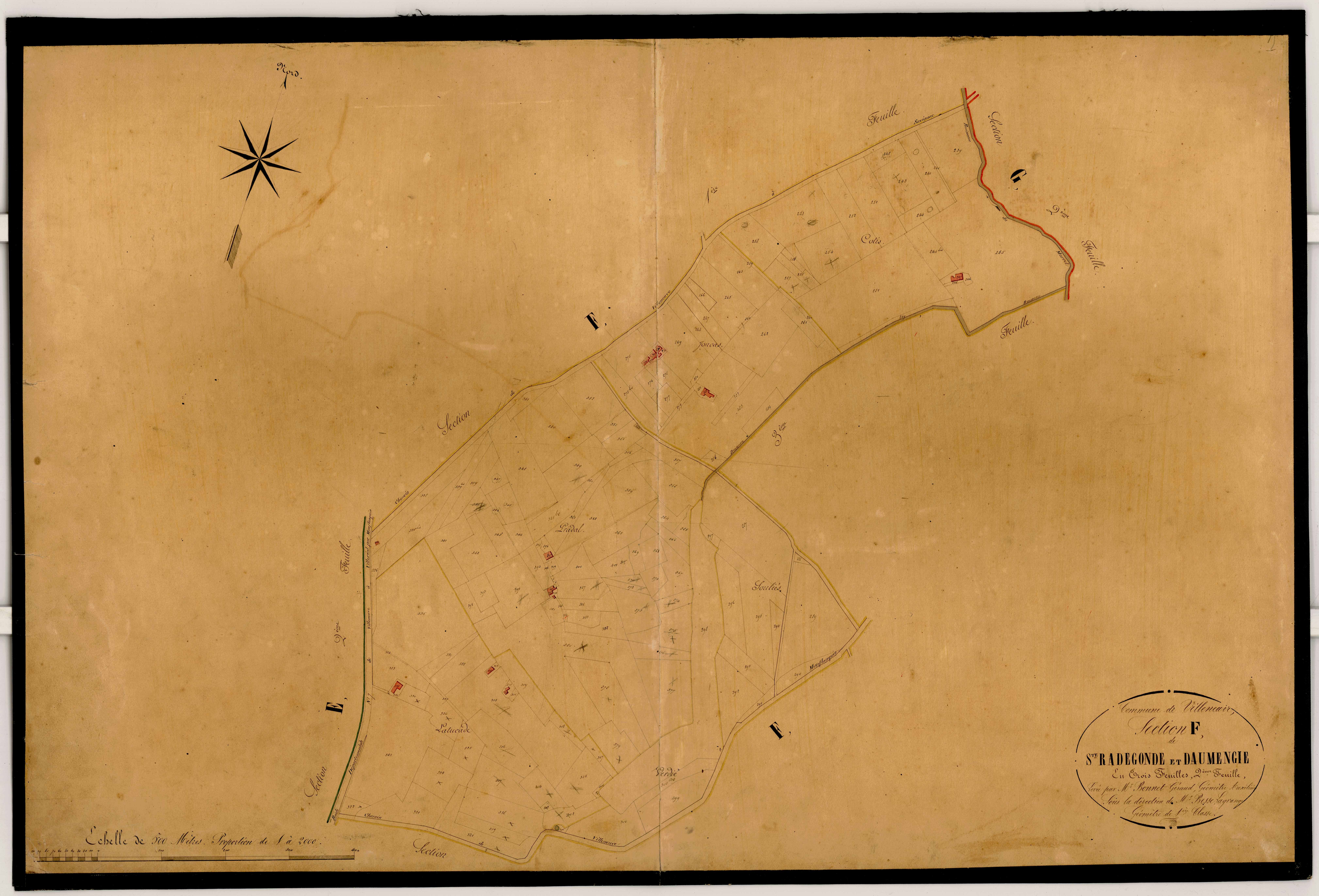 Plan napoléonien-F Sainte-Radegonde, Villeneuve-sur-Lot
