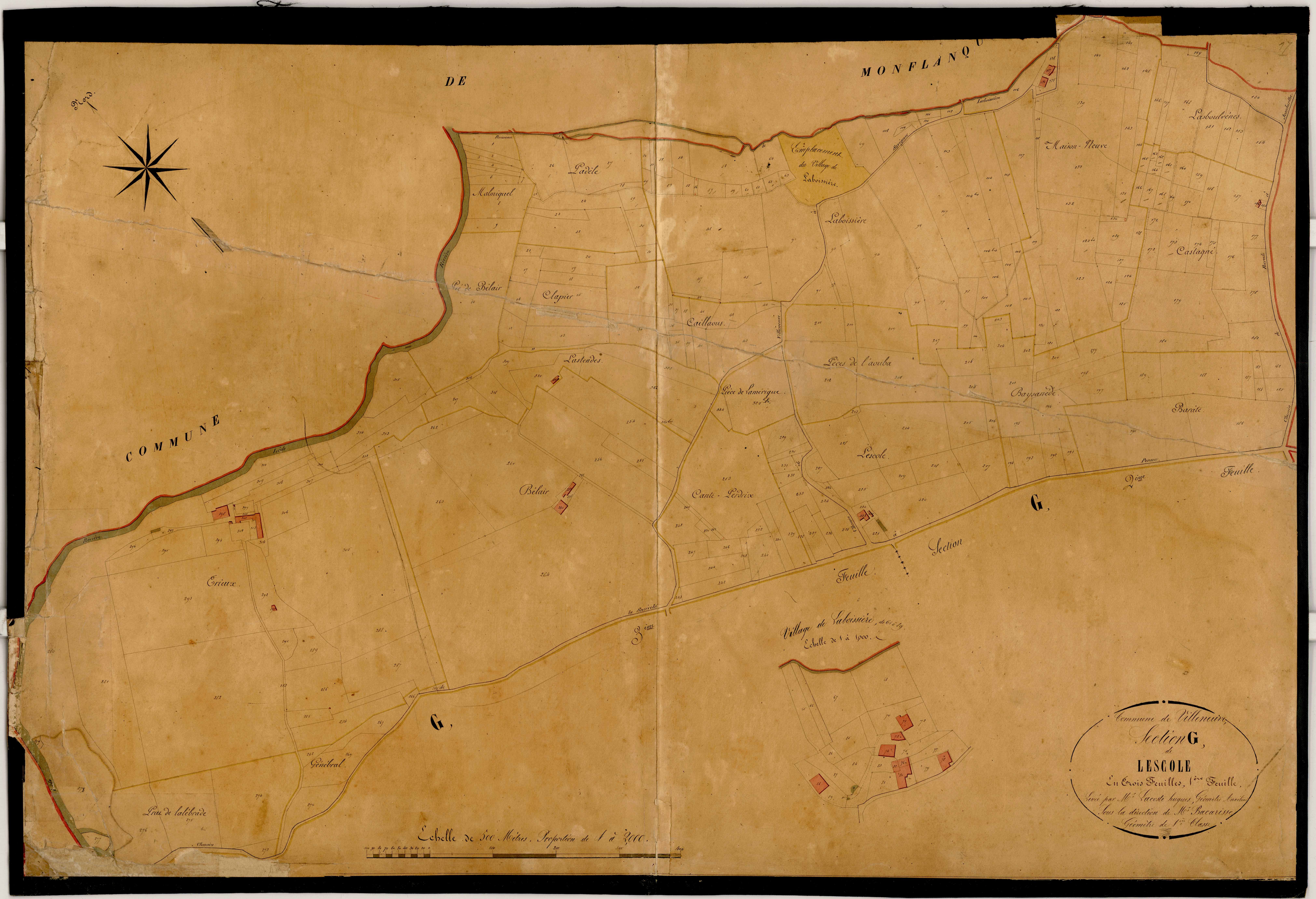 Plan napoléonien-G L’Escole, Villeneuve-sur-Lot