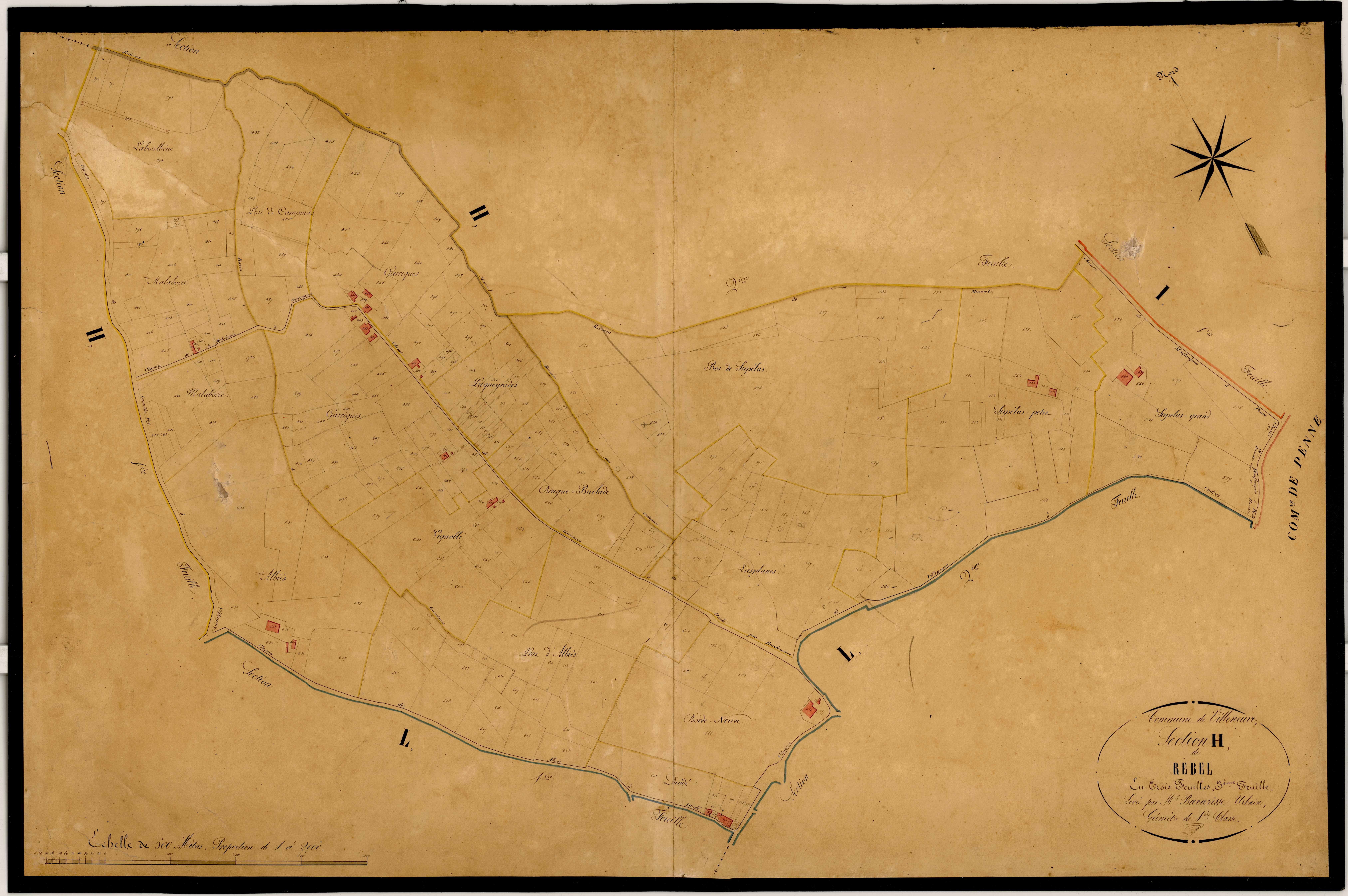 Plan napoléonien-H Rebel, Villeneuve-sur-Lot