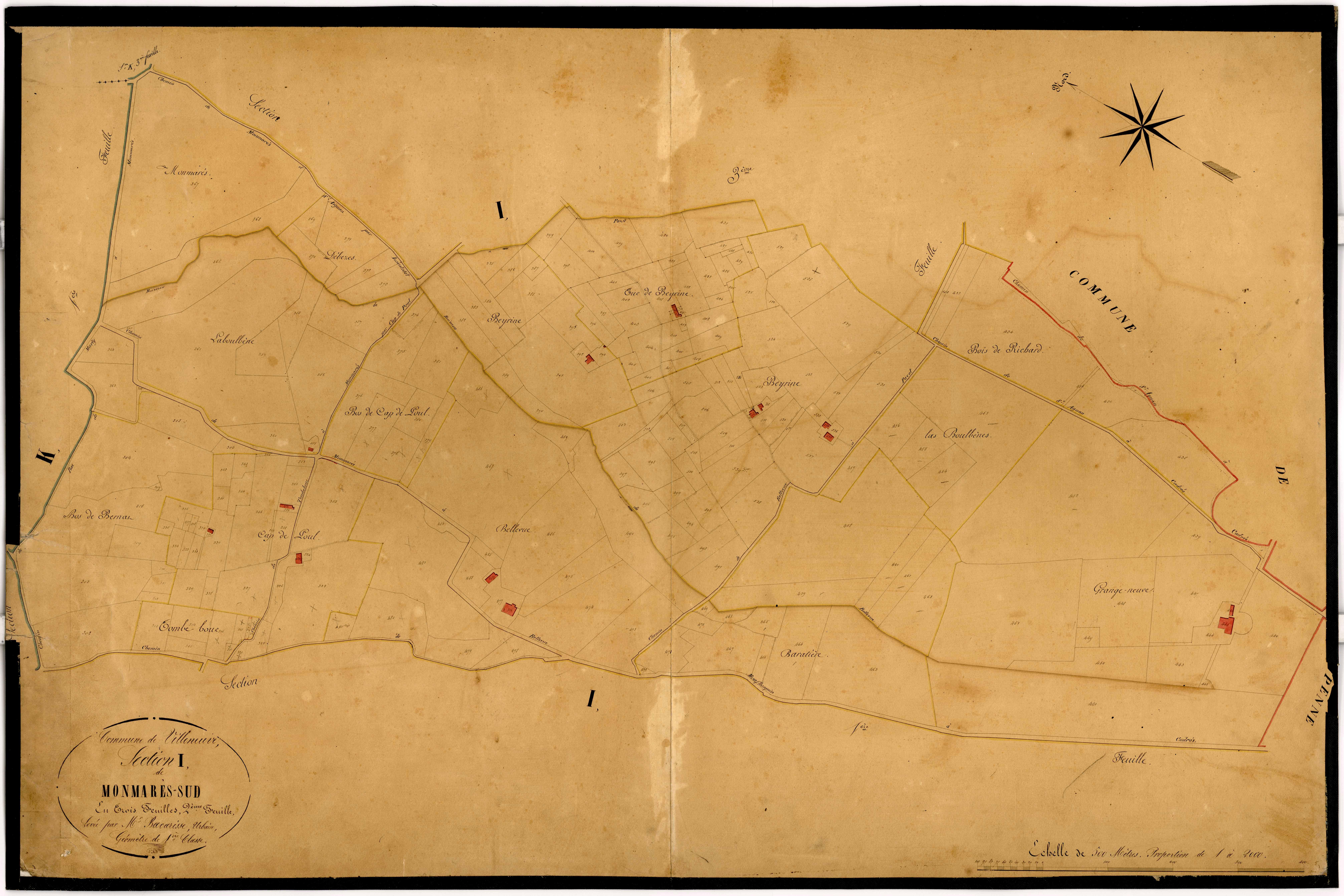 Plan napoléonien-I Montmarès sud, Villeneuve-sur-Lot
