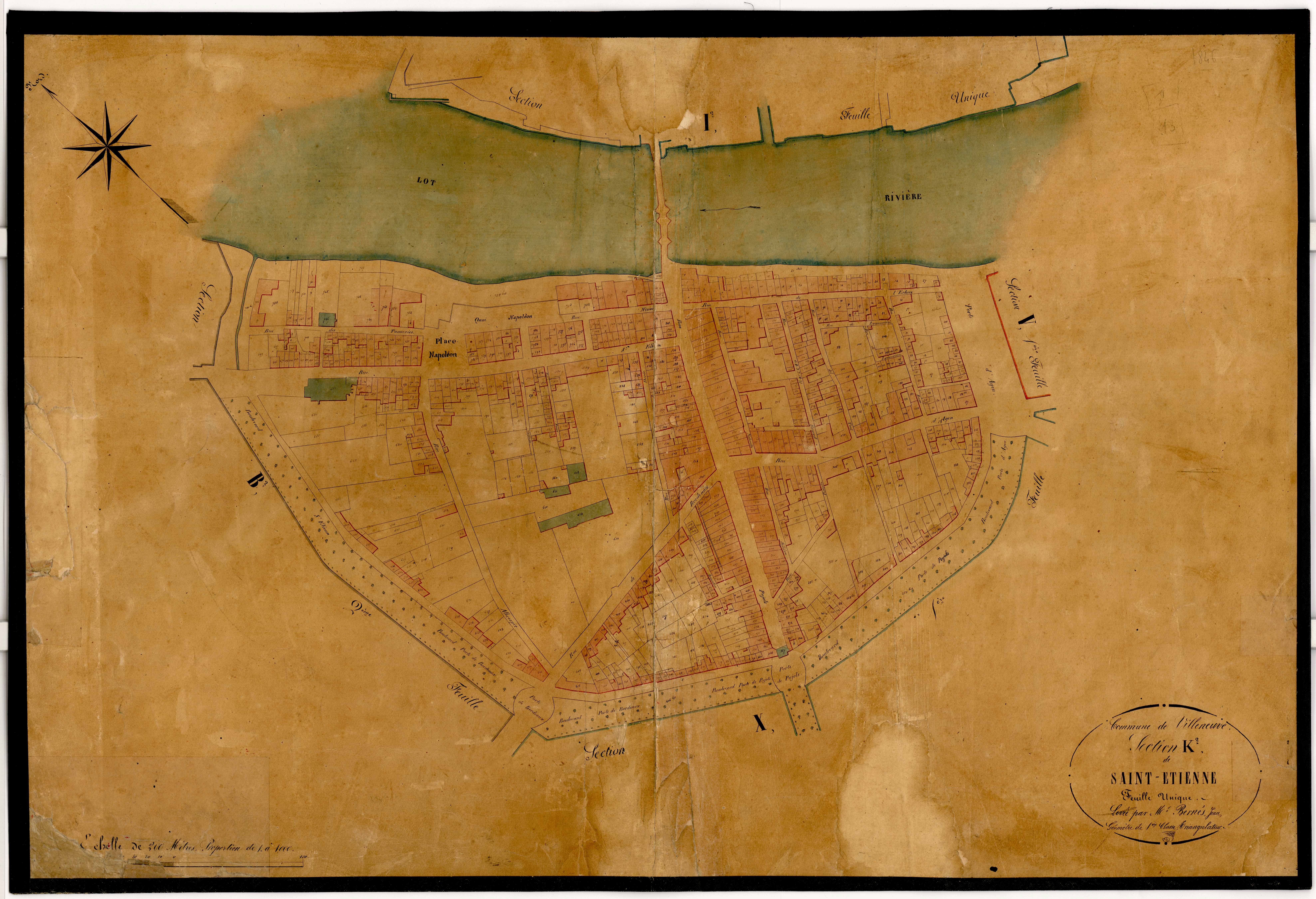 Plan napoléonien-K2 Saint-Etienne, Villeneuve-sur-Lot