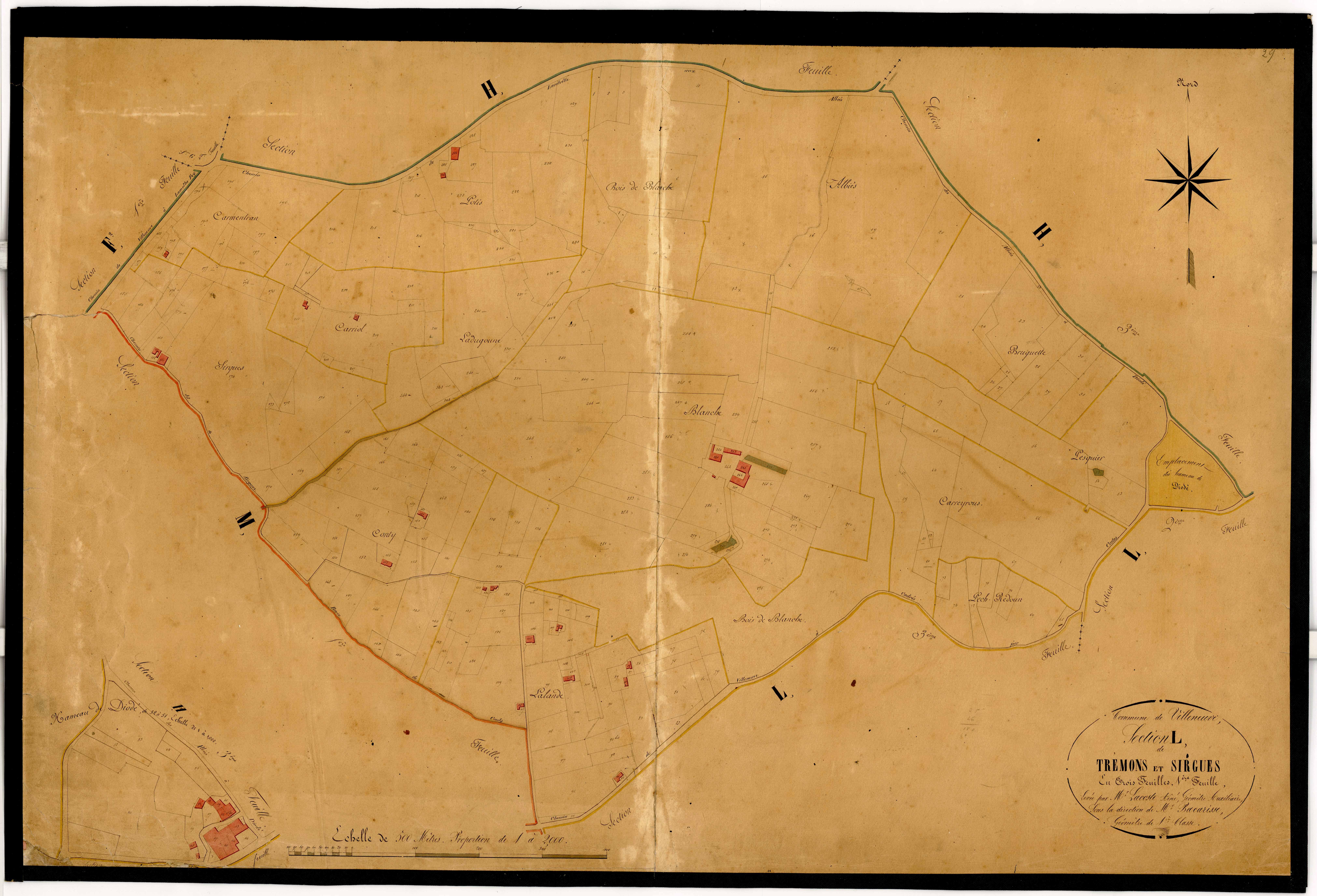Plan napoléonien-L Trémons et Sirgues, Villeneuve-sur-Lot