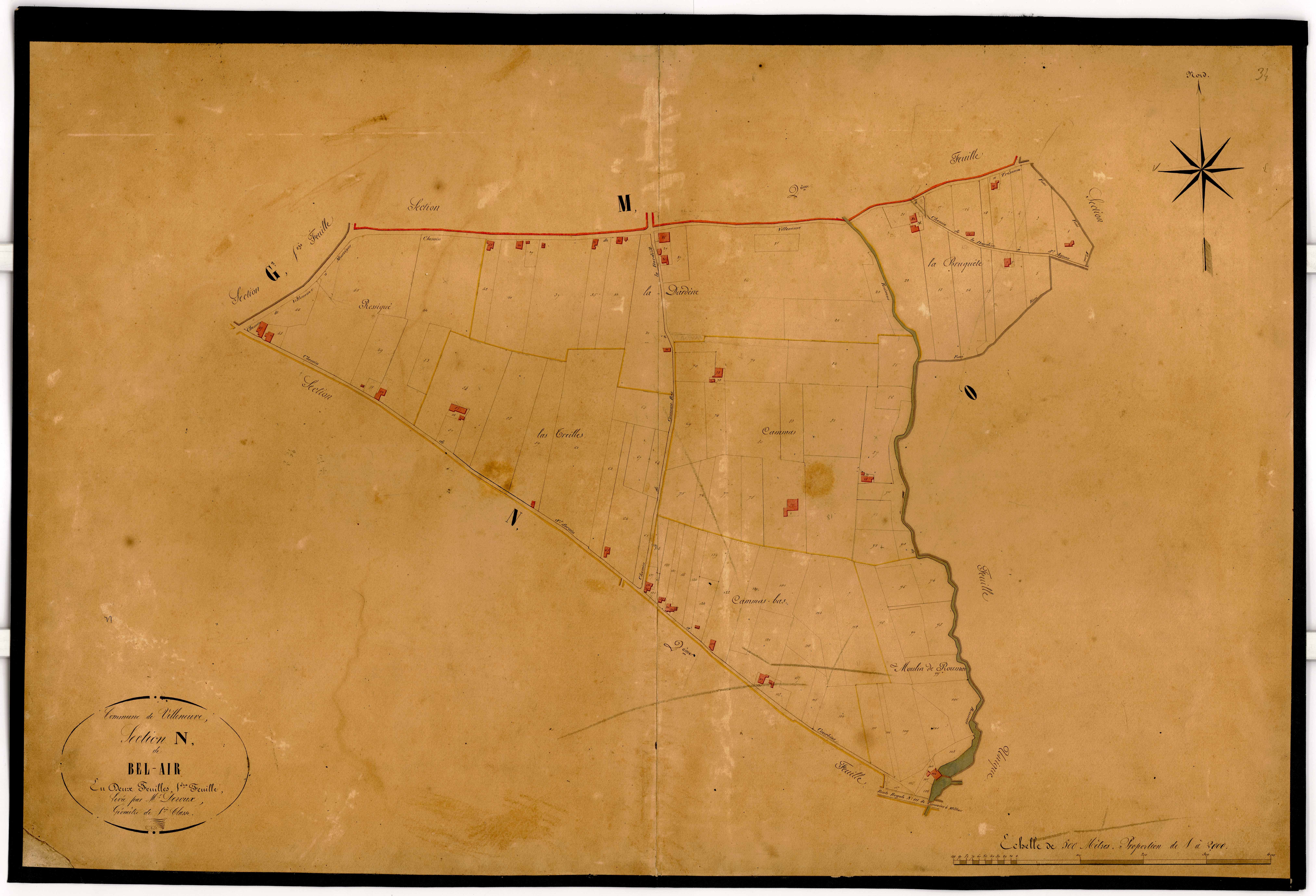 Plan napoléonien-N Bel Air, Villeneuve-sur-Lot