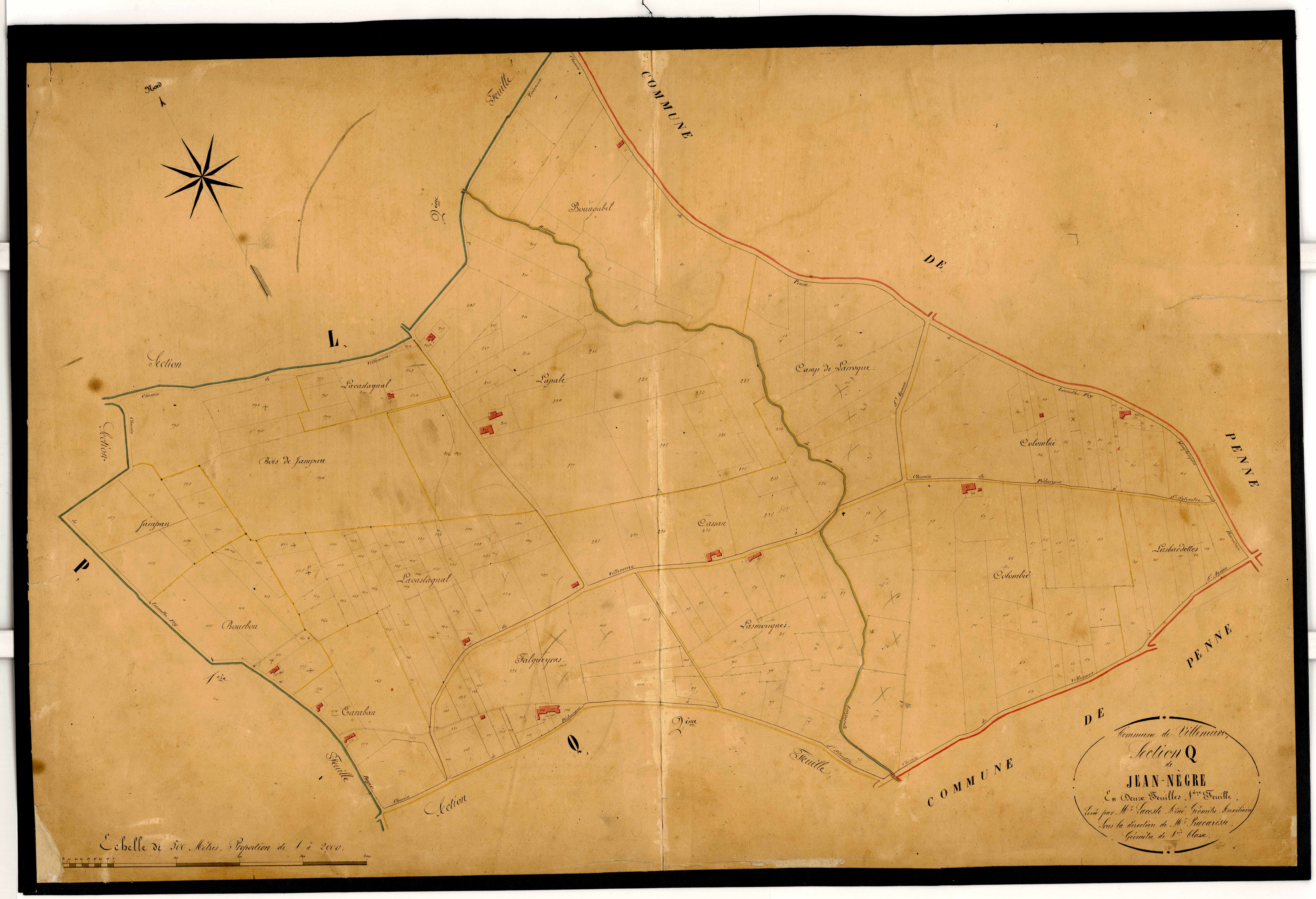 Plan napoléonien-Q Jean Nègre, Villeneuve-sur-Lot
