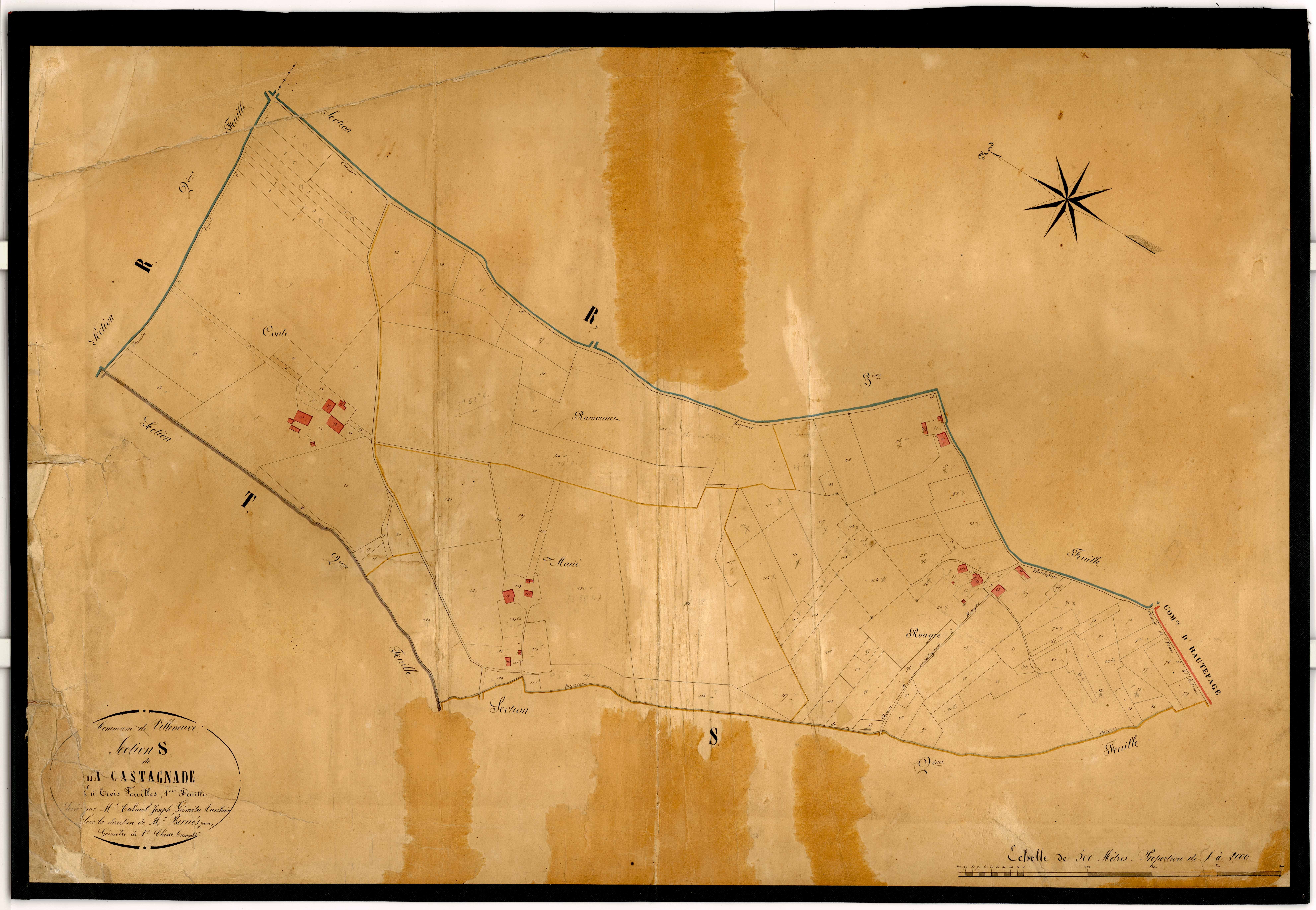 Plan napoléonien-S Lacastagnade, Villeneuve-sur-Lot