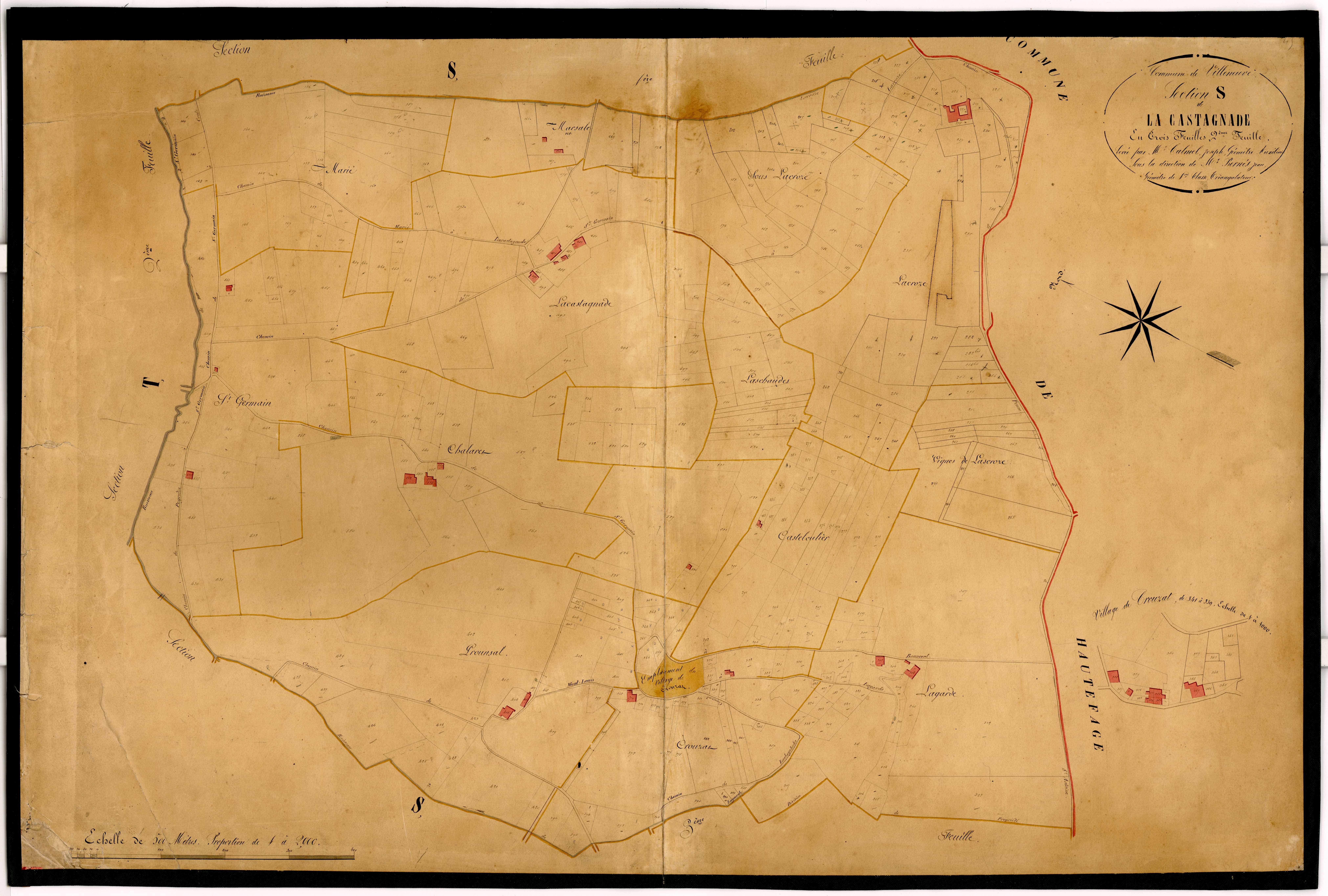 Plan napoléonien-S Lacastagnade, Villeneuve-sur-Lot