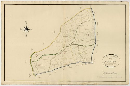 Plan primitif, atlas-D2, 3ème feuille Blanche, Villeneuve-sur-Lot