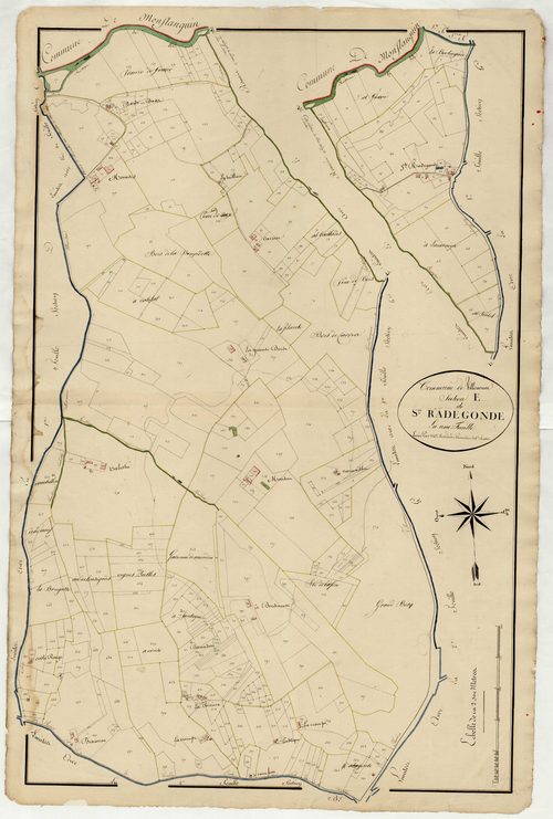 Plan primitif, atlas-E Sainte Radegonde, Villeneuve-sur-Lot