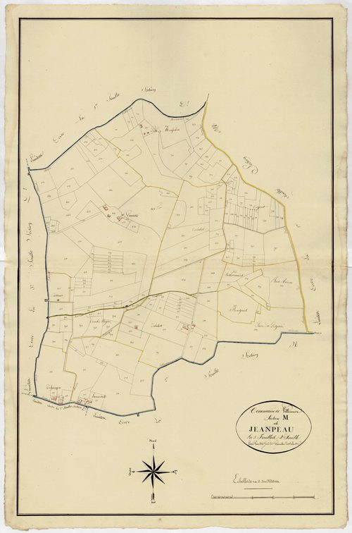 Plan primitif, atlas-M, 2ème feuille Jeanpeau, Villeneuve-sur-Lot