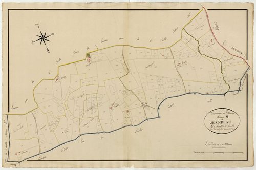 Plan primitif, atlas-M, 3ème feuille Jeanpeau, Villeneuve-sur-Lot