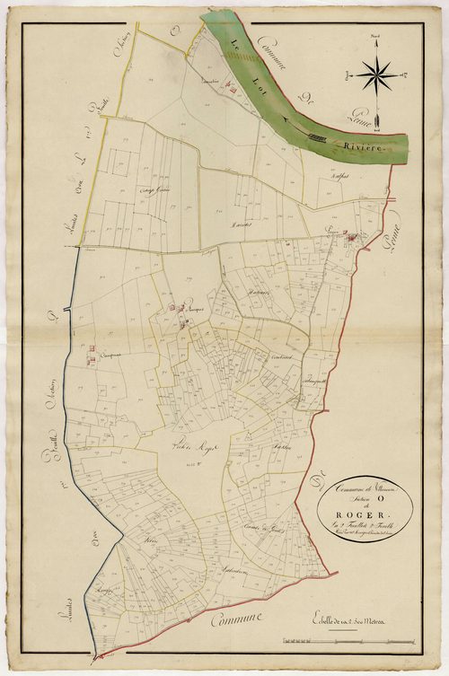 Plan primitif, atlas-O, 2ème feuille Roger, Villeneuve-sur-Lot