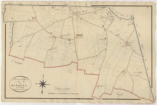 Plan primitif, atlas-T Marquès, Villeneuve-sur-Lot