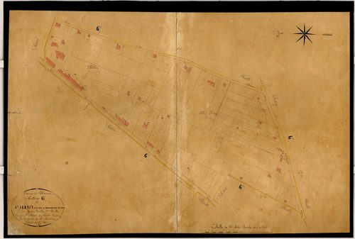 Plan napoléonien-G2 Saint-Sernin et Hospice Saint-Cyr, Villeneuve-sur-Lot
