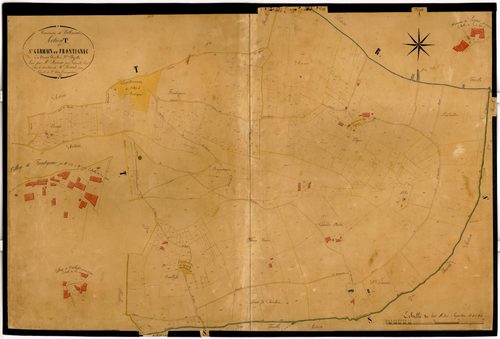 Plan napoléonien-T Saint-Germain et Frontignac, Villeneuve-sur-Lot