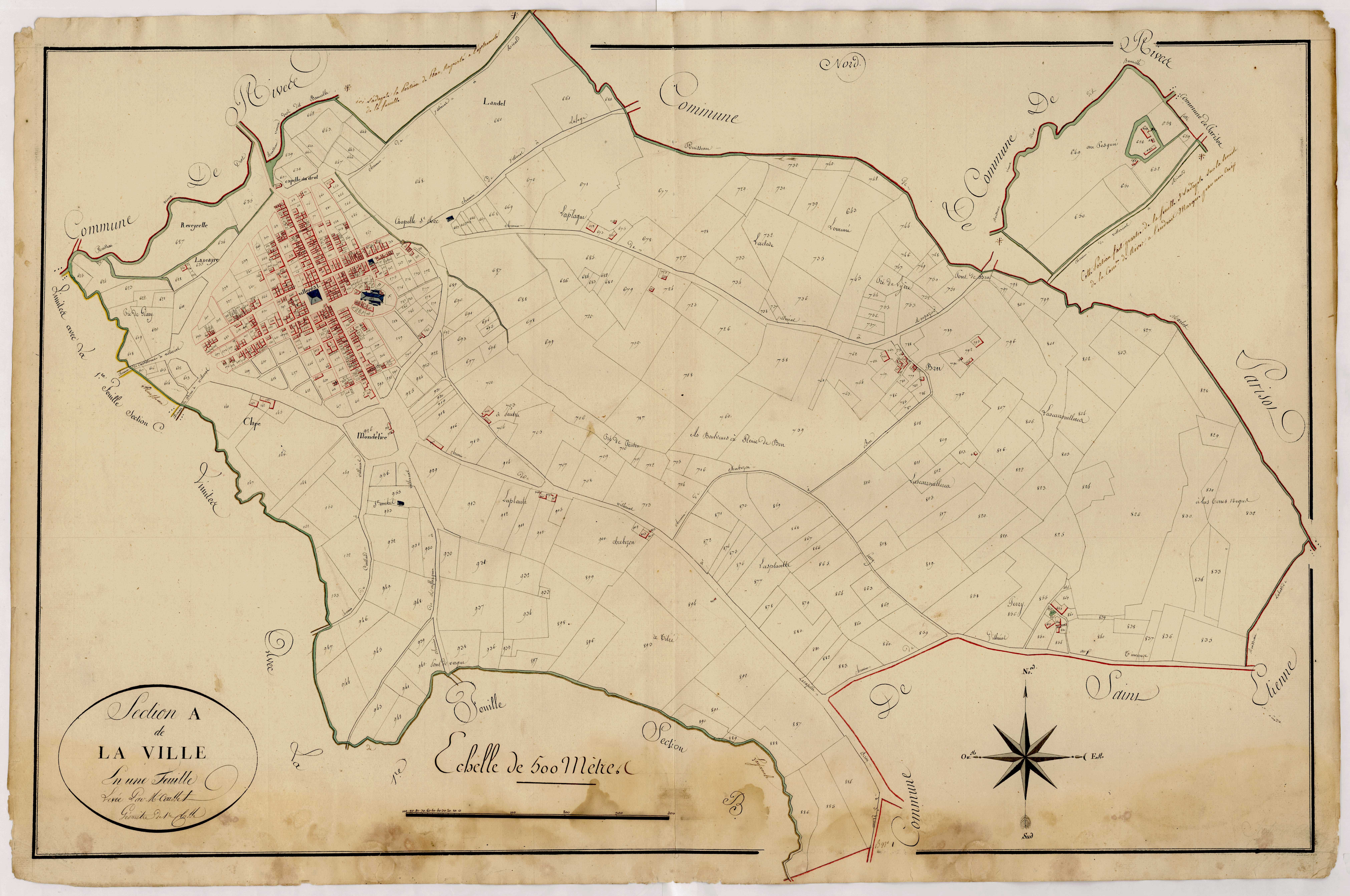 Plan primitif, atlas-A La Ville, Villeréal