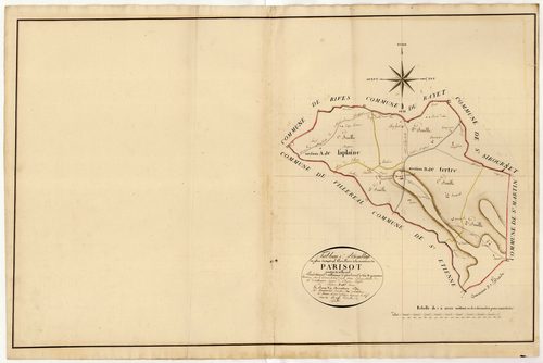Plan primitif, atlas-TA, Parisot (voir Villeréal)