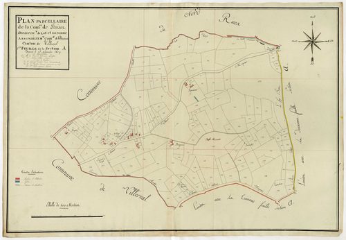 Plan primitif, atlas-A1 Laplaine, Parisot (voir Villeréal)
