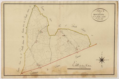 Plan primitif, atlas-B1 Rouelles, Villeréal