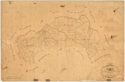 Plan napoléonien, feuille préparatoire-TA, Villeréal