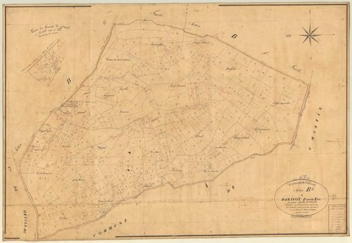 Plan napoléonien, feuille préparatoire-B2 Parisot partie est, Villeréal