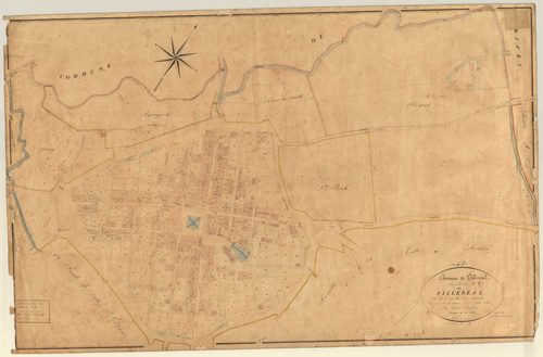 Plan napoléonien, feuille préparatoire-C1 Villeréal, Villeréal