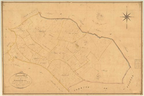 Plan napoléonien, feuille préparatoire-C2 Villeréal, Villeréal