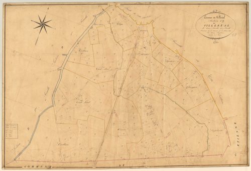 Plan napoléonien, feuille préparatoire-C3 Villeréal, Villeréal