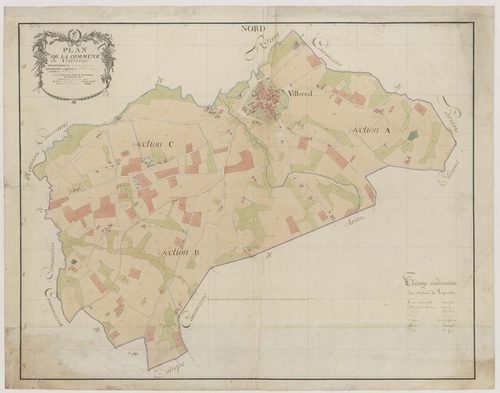 Plan par masses de cultures-, Villeréal