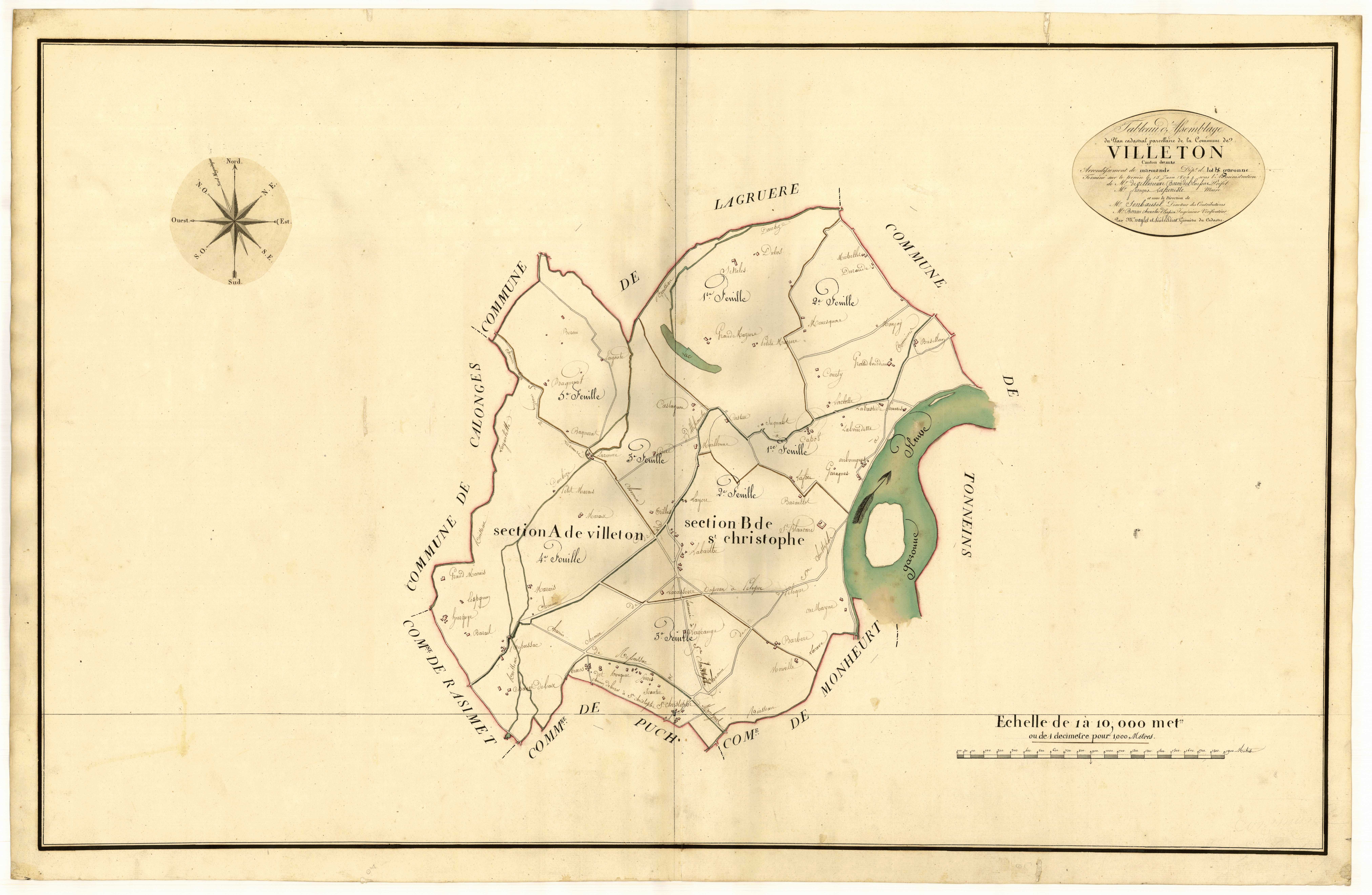 Plan primitif, atlas-TA, Villeton